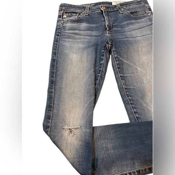 ADRIANO GOLDSCHMIED The legging Ankle Super Skinny, destructed knee, Size 28R - Picture 6 of 13